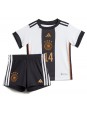 Tyskland Jamal Musiala #14 Replika Hemmakläder Barn VM 2022 Kortärmad (+ byxor)